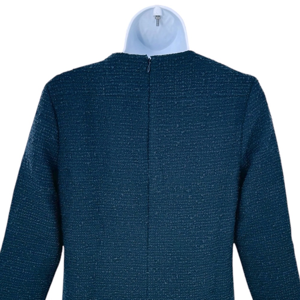 Tuckernuck | NEW Navy Tie Tweed Kelly Notched Neckline Mini Dress Size XS - Picture 8 of 11